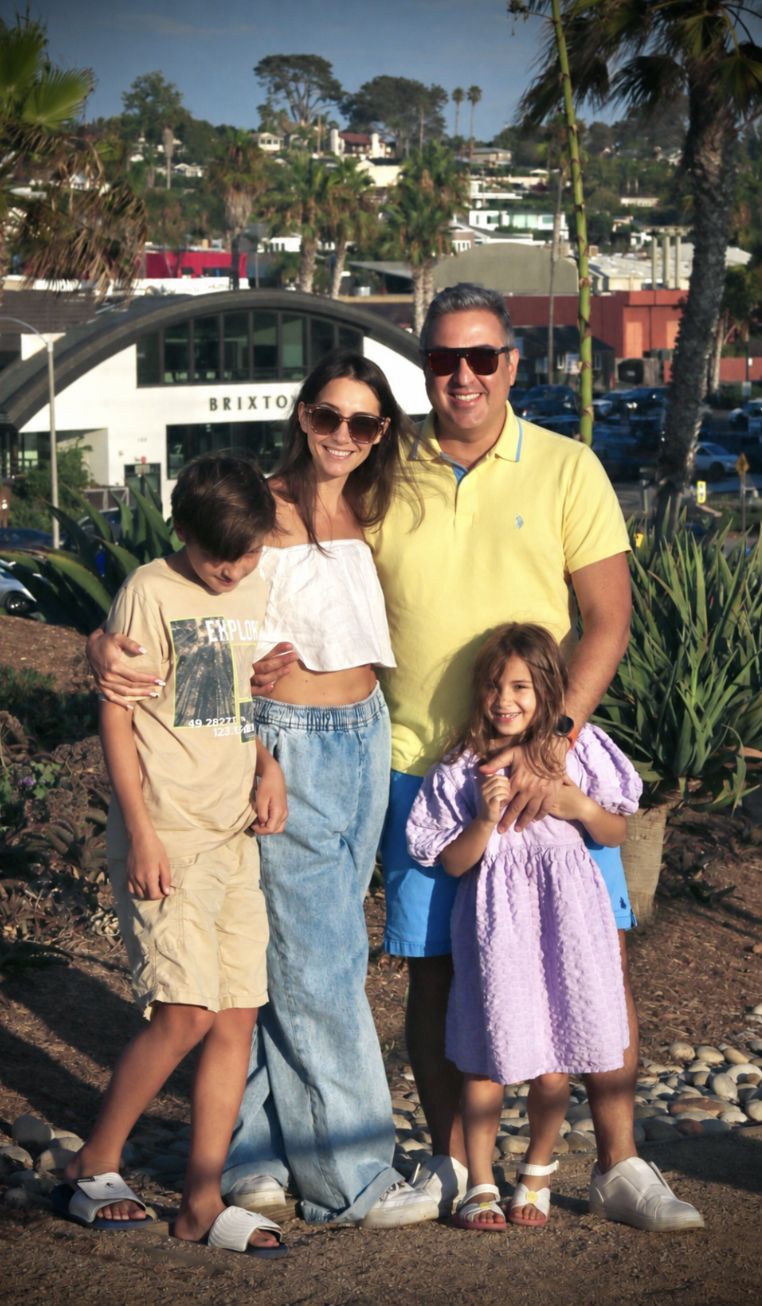 Soheil with his family